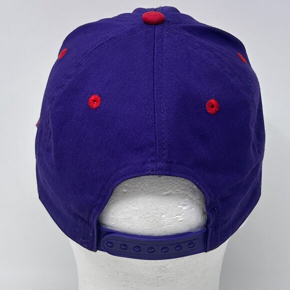 Toronto Raptors Baseball Hat Cap Adidas NBA Basketball 6 Panel Snapback Purple - Picture 3 of 14